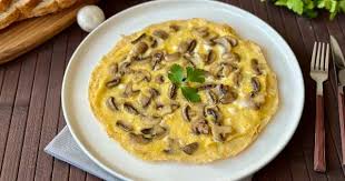 Mantar Kaşarlı Omlet