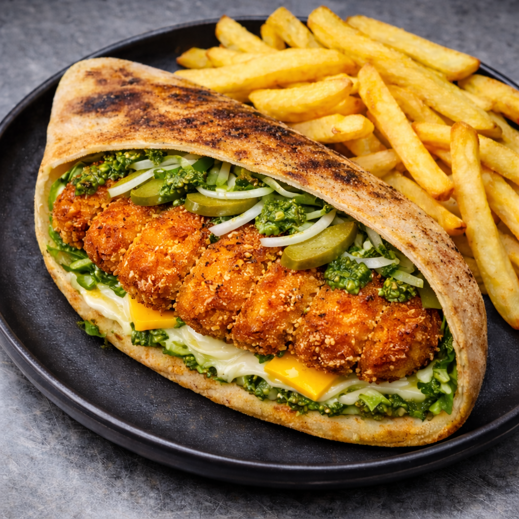 Pesto Soslu Sandviç