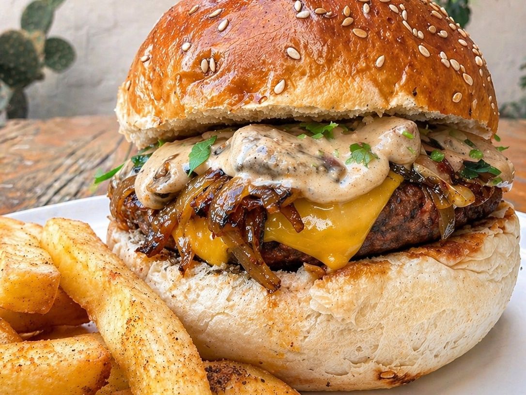 Mantarlı Burger