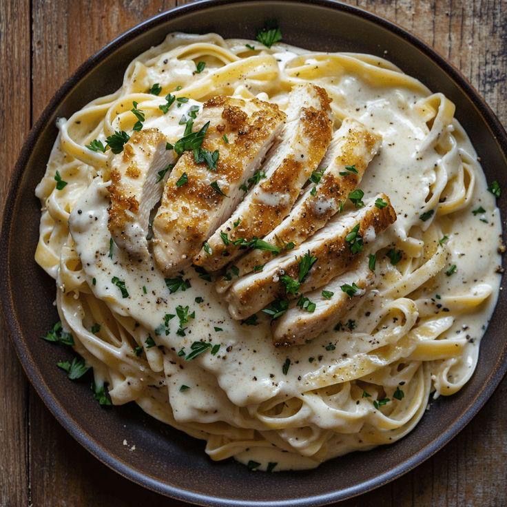 Fettuccine Alfredo Makarna